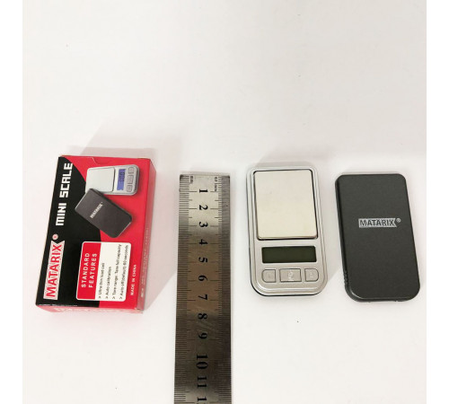 Ваги для зважування золота і срібла MATARIX MX-200GM, Ваги міліграмові кишенькові ювелірні EV-91