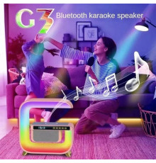 Годинник хамелеон з термометром будильник нічник RGB G3, Нічний світильник з зарядним пристроєм TM-94