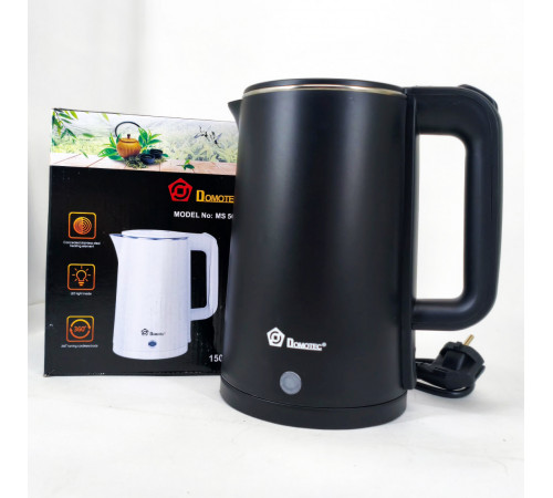 Електрочайник відмінний Domotec MS-5028 1.8л 1800Вт, Чайник для дому зручний, Найкращий чайник WU-38 за 690 грн