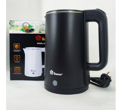 Електрочайник відмінний Domotec MS-5028 1.8л 1800Вт, Чайник для дому зручний, Найкращий чайник WU-38 за 690 грн