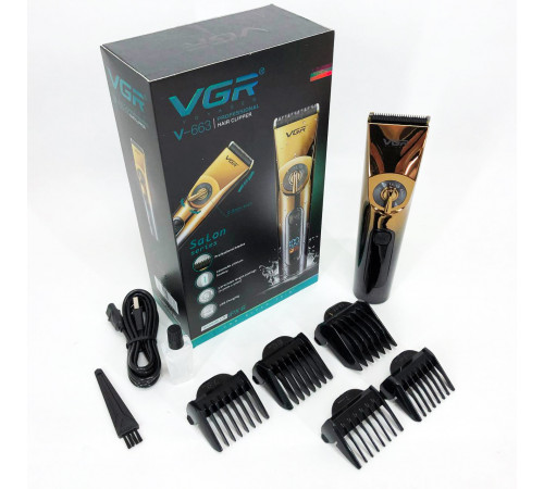 Отличная машинка для стрижки волос VGR V-663, Машинка для разных стрижек аккумуляторная JX-60