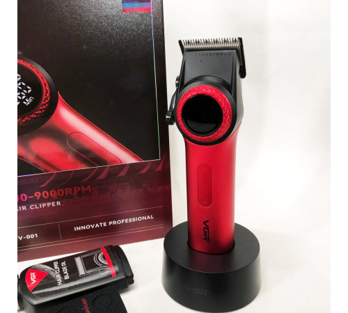 Набор для стрижки волос на аккумуляторе VGR V-001 RED, Электронная машинка для стрижки RP-46