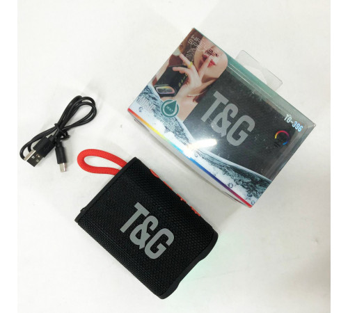 Блютуз аудио приемник TG396, Bluetooth колонка с функцией радио, Громкая блютуз колонка WA-76