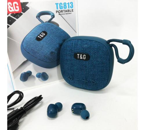 Безпроводная bluetooth колонка TG813, Блютуз акустика с радио, Беспроводная колонка Bluetooth с радио NS-95