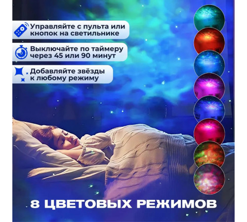 Нічник-проектор у спальню, Лазерний проектор нічного неба, Дитячий нічник проектор космонавт TR-31