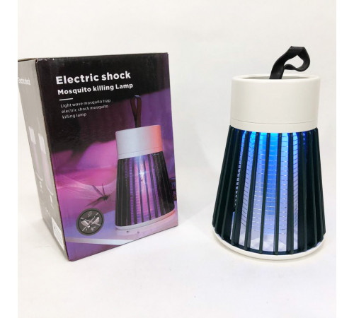 Уничтожитель насекомых для дома Electronic shock Mosquito killing lamp НА АККУМУЛЯТОРЕ для похода на природу GW-71