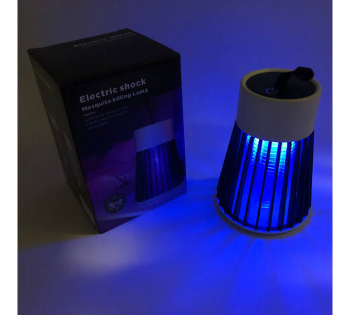 Уничтожитель насекомых для дома Electronic shock Mosquito killing lamp НА АККУМУЛЯТОРЕ для похода на природу GW-71