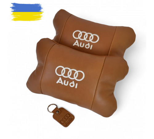 Автоподушки з логотипом Audi, Автомобільна подушка для безпеки голови, Автоподушка подарунок XA-48