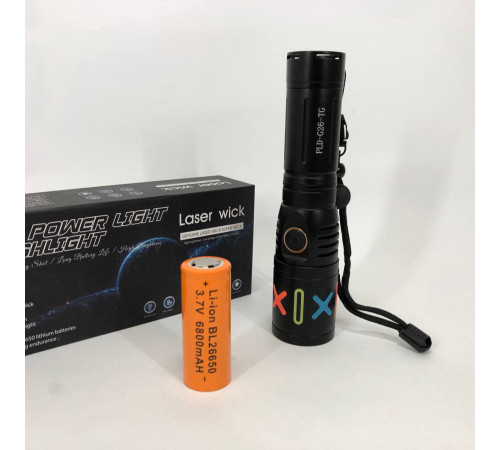 Фонарик police оригинал PLD G26, Хороший фонарик, Портативный светодиодный фонарь с зарядкой QU-54