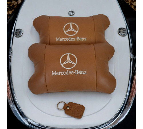 Подушка на подголовник в авто Mercedes-Benz Мерседес, Подушка для поддержания шеи в авто OU-35