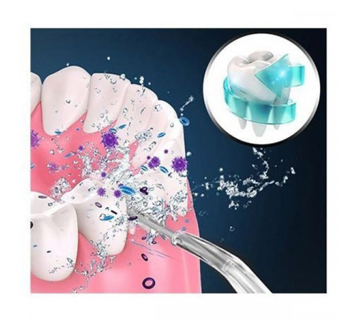 Ирригатор для чистки зубов и полости рта Oral Irrigator с аккумулятором и сменными насадками White TN-57