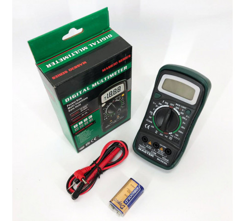 Тестер электрический мультиметр Mastech MAS830L, Проверенный мультиметр, Тестер проверки напряжения DH-98