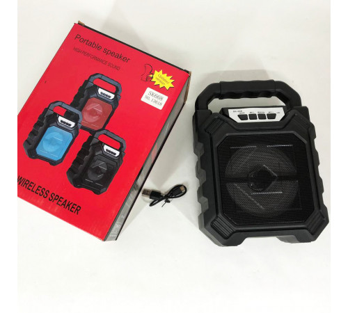 Бездротова портативна колонка Bluetooth YF-668BT. Колір: чорний SD-50 за 509 грн