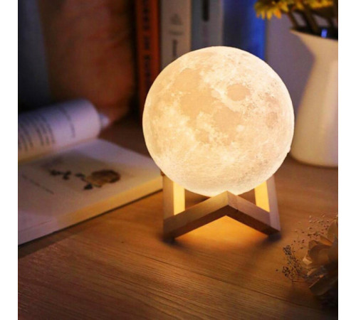 Ночные светильники для детей Moon Lamp 13 см, Настольные светильники с мягким освещением для спальни FM-67