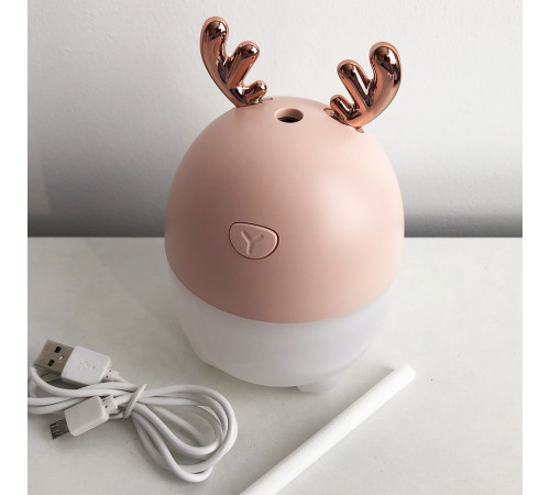 Увлажнитель воздуха Air Purifier BA-4. Цвет: розовый (олень) PD-80