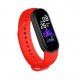 Фітнес браслет Smart Watch M5 Band Classic Black смарт годинник-трекер. Колір червоний RL-43 за 365 грн