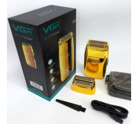 Электрическая бритва со встроенным аккумулятором VGR V-399 GOLD, Компактная электробритва мужская DE-51