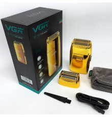 Електробритва для бороди VGR V-399 GOLD, Акумуляторний прилад для видалення волосся DE-51