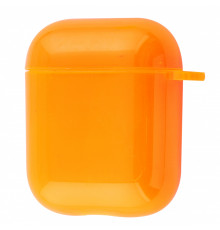 Чехол для Apple AirPods силиконовый ярко-оранжевый FU-53