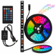 Світлодіодна стрічка в кімнаті 5050 RGB LED 5 м 220 v, Розумна світлодіодна стрічка PW-22 за 397 грн