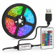 Контурная подсветка потолка, Led 5050 rgb комплект, Гибкая светодиодная разноцветная лента QU-97