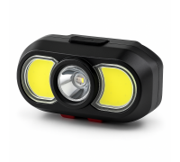 Ліхтар на лоб для промислових робіт KX-302-LED+2COB, Ліхтарик на голову для домашніх робіт OS-15