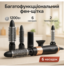 Фен з регулюванням температури для укладання ADLER AD 2022 1000Вт, Фен з режимом захисту волосся LI-60