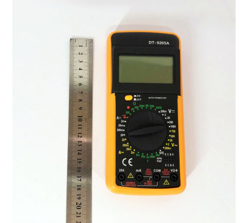 Точный тестер напряжения Digital Multimeter DT9205A, Тестер напряжения для электриков MA-65