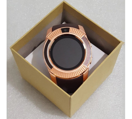Умные смарт-часы Smart Watch V8. Цвет: золотой ZJ-99