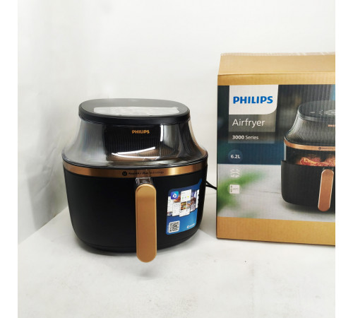 Повітряна фритюрниця для закусок без масла PHILIPS, Аерофрітюрниця з функцією обсмажування і випічки PX-99 за 9466 грн