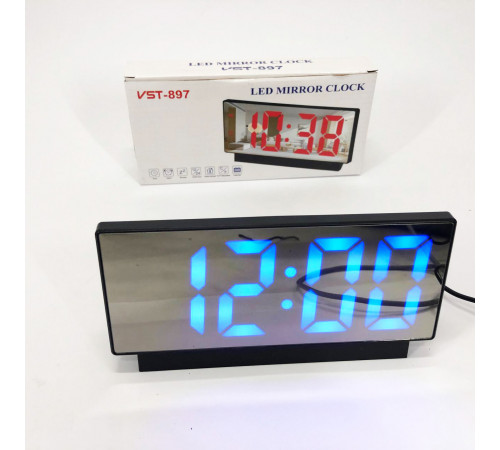 Практичные электронные часы VST-888-5, Часы электронные с подсветкой дисплея Настольные с цифрами GI-24