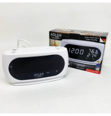 Часы с дисплеем температуры и влажности воздуха Adler, Настольные LED часы Цифровые настольные XL-40
