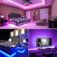 Контурная подсветка потолка, Led 5050 rgb комплект, Гибкая светодиодная разноцветная лента QU-97
