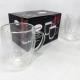 Скляна кавова кружка з подвійними стінками Con Brio CB-8430-2 300 мл 2 шт, Чайні чашки з подвійним дном WZ-68 за 603 грн