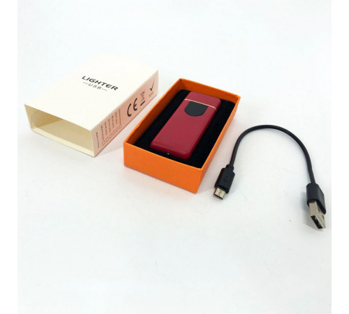 Электрозажигалка военная USB, Зажигалка USB с индикатором заряда Вечная зажигалка с аккумулятором IV-38
