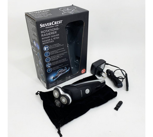 Бритва сеточная профессиональная Silver Crest SRR 3.7 C3, Беспроводная электробритва для бороды ID-40