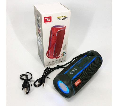 Блютуз колонка с ремешком TG288, Портативная акустическая bluetooth колонка Блютуз с флешкой OI-94