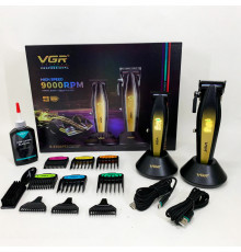 Беспроводная машинка для стрижки для дома VGR V-270 V-992 GOLD Машинка стрижки волос беспроводная VF-99