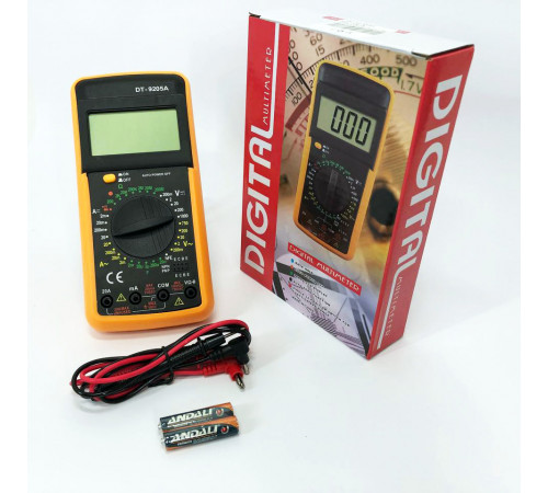 Точный тестер напряжения Digital Multimeter DT9205A, Тестер напряжения для электриков MA-65