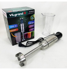 Блендер с защитой от разбрызгивания VILGRAND VBH12010 1200 Вт, Электрический блендер для взбивания QH-33