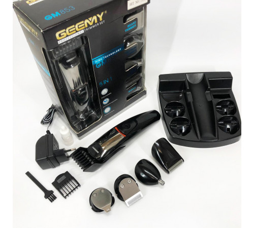 Машинка для стрижки волосся хороша Geemy GM-853, Професійна машинка для стрижки волосся на акумуляторі AN-92