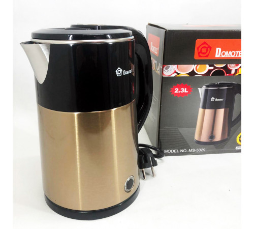 Электрические чайники качественные Domotec MS-5029 2000 Вт, Электрочайник пластик, Чайник дисковый ZK-58