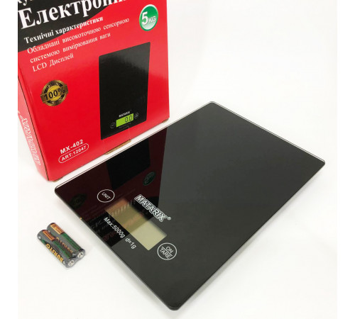 Кулинарные весы для взвешивания еды Matarix MX-402 5 кг, Электронные весы для продуктов BO-85