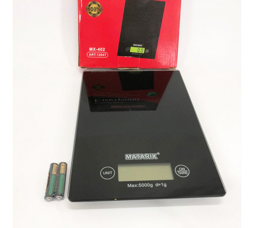 Кулинарные весы для взвешивания еды Matarix MX-402 5 кг, Электронные весы для продуктов BO-85