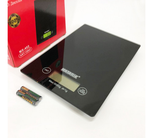 Кулинарные весы для взвешивания еды Matarix MX-402 5 кг, Электронные весы для продуктов BO-85