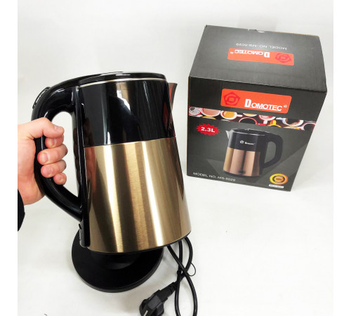 Электрические чайники качественные Domotec MS-5029 2000 Вт, Электрочайник пластик, Чайник дисковый ZK-58