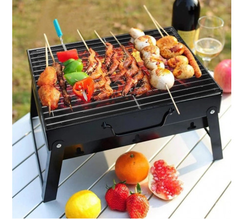 Мангал складаний 36х28х20см BBQ для барбекю PN-20 за 590 грн