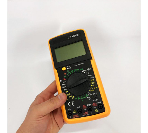 Точный тестер напряжения Digital Multimeter DT9205A, Тестер напряжения для электриков MA-65