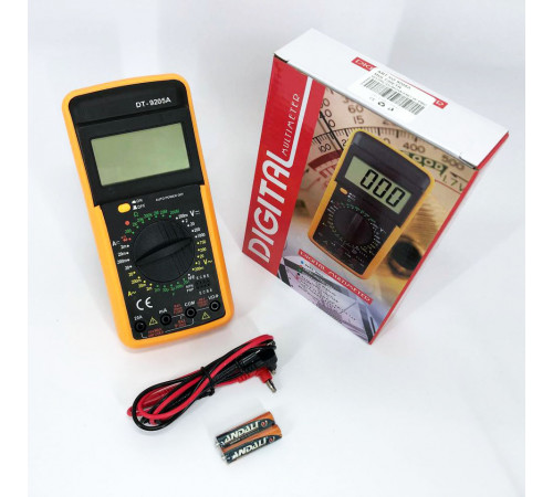 Точный тестер напряжения Digital Multimeter DT9205A, Тестер напряжения для электриков MA-65