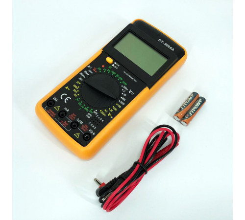 Точный тестер напряжения Digital Multimeter DT9205A, Тестер напряжения для электриков MA-65